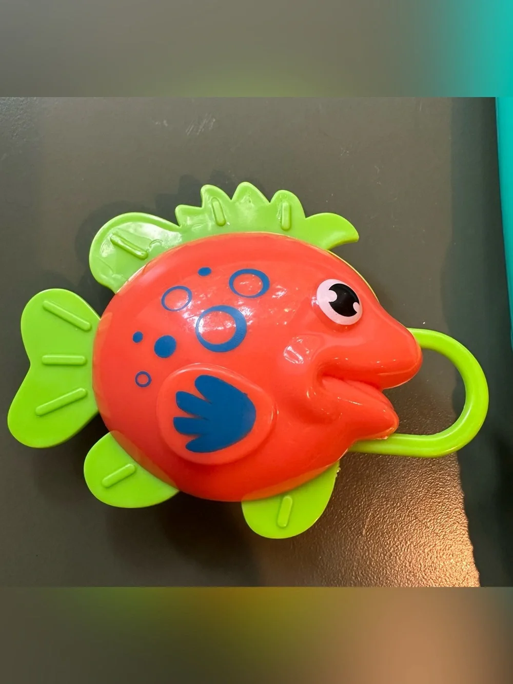 Kids fishing pole and fish set